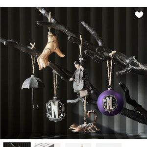 Wednesday Addams Pottery Barn Ornaments Set